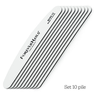 Kit 10 Pile Profesionale semiluna Forevernails 80/80
