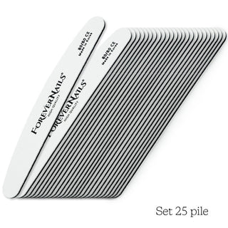 Kit 25 Pile Profesionale semiluna Forevernails 80/80