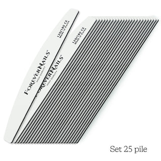 Kit 25 Pile Profesionale semiluna ForeverNails 120/180