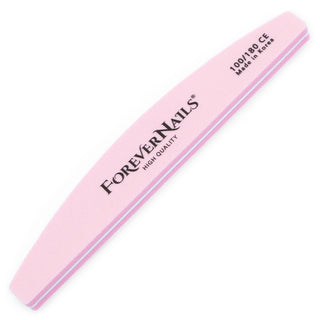 Pila buffer profesionala Pink ForeverNails 100/180