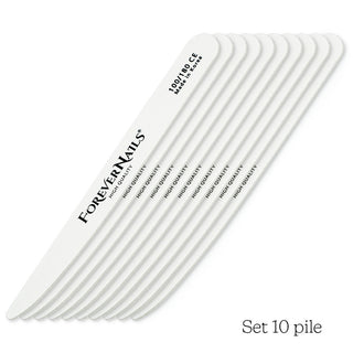 Kit 10 Pile profesionale din lemn ForeverNails 100/180