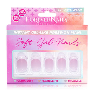 Unghii Press On Soft Gel ForeverNails Chic French