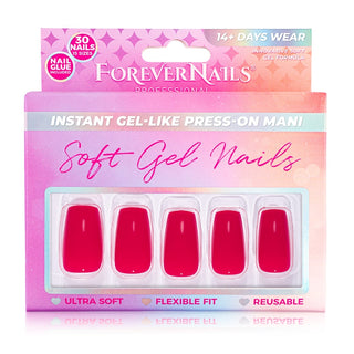 Unghii Press On Soft Gel ForeverNails Cherry on Top
