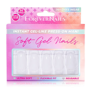 Unghii Press On Soft Gel ForeverNails Coconut