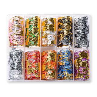 Folii de Transfer Set 10 - Sparkle Lace