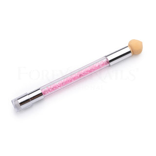 Stampila unghii silicon cu buretel ombre Pink