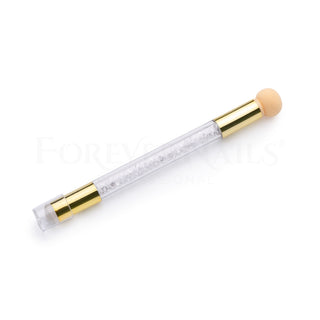 Stampila unghii silicon cu buretel ombre Silver