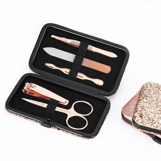 Trusa de Manichiura Kit 5 Piese Rose Gold